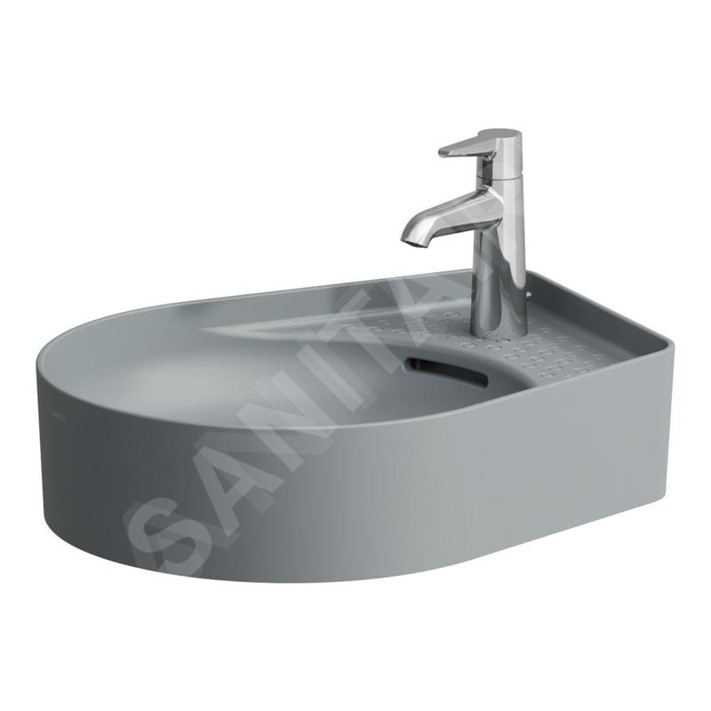Laufen VAL - Lavabo, 50x40 cm, avec trop-plein, trou pour robinet, graphite H8122817581041 Laufen VAL - Lavabo, 50x40 cm, avec trop-plein, trou pour robinet, graphite H8122817581041