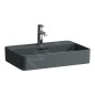 Laufen VAL - Lavabo 60x40 cm, avec trop-plein, trou pour robinet, graphite H8122857581041 Laufen VAL - Lavabo 60x40 cm, avec trop-plein, trou pour robinet, graphite H8122857581041