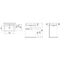 Laufen VAL - Lavabo 60x40 cm, avec trop-plein, trou pour robinet, graphite H8122857581041 Laufen VAL - Lavabo 60x40 cm, avec trop-plein, trou pour robinet, graphite H8122857581041