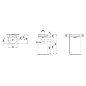 Laufen VAL - Lavabo, 40x43 cm, avec trop-plein, trou pour robinet, noir mat H8132817161041 Laufen VAL - Lavabo, 40x43 cm, avec trop-plein, trou pour robinet, noir mat H8132817161041
