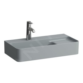 Laufen VAL - Lave-main 60x31 mm, sans trop-plein, trou pour robinet, graphite H8152857581041