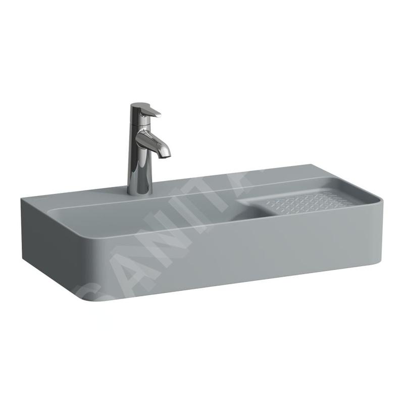 Laufen VAL - Lave-main 60x31 mm, sans trop-plein, trou pour robinet, graphite H8152857581041