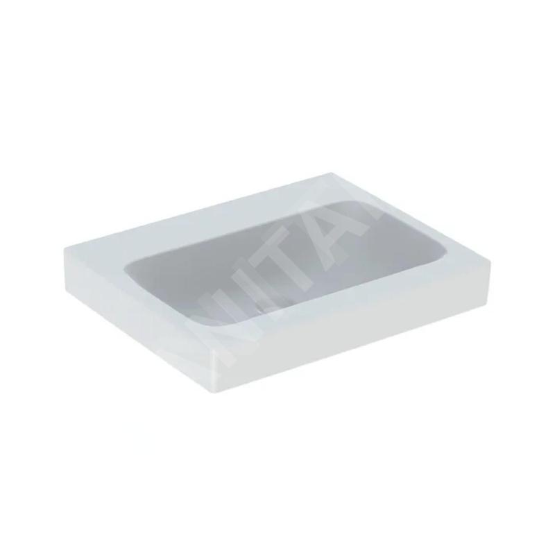 Geberit iCon - Lavabo 60x49 cm, sans trop-plein, sans trou pour robinet, blanc 124061000 Geberit iCon - Lavabo 60x49 cm, sans trop-plein, sans trou pour robinet, blanc 124061000