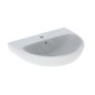 Geberit Selnova - Lavabo 600x480 mm, avec un trou de robinetterie, avec trop-plein, blanc 500.305.01.7 Geberit Selnova - Lavabo 600x480 mm, avec un trou de robinetterie, avec trop-plein, blanc 500.305.01.7