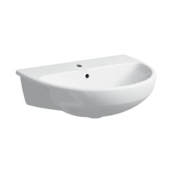 Geberit Selnova - Lavabo 550x440 mm, avec un trou de robinetterie, avec trop-plein, blanc 500.311.01.7