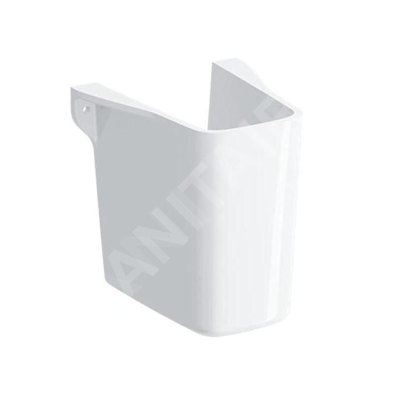 Geberit Selnova Square - Cache-siphon pour lave-mains, blanc 501.477.00.7