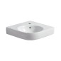 Geberit Selnova Compact - Lave-main d’angle 695x615 mm avec un trou pour mitigeur, blanc 501.508.00.7