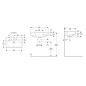 Geberit Selnova Compact - Lavabo 650x400 mm, avec trop-plein, trou pour robinetterie, blanc 501.890.00.7 Geberit Selnova Compact - Lavabo 650x400 mm, avec trop-plein, trou pour robinetterie, blanc 501.890.00.7