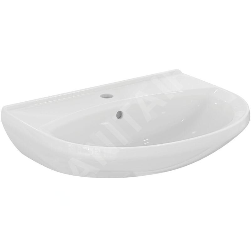 Ideal Standard Alpha - Lavabo, 60x46 cm, avec trop-plein, trou pour robinet, blanc R027401 Ideal Standard Alpha - Lavabo, 60x46 cm, avec trop-plein, trou pour robinet, blanc R027401