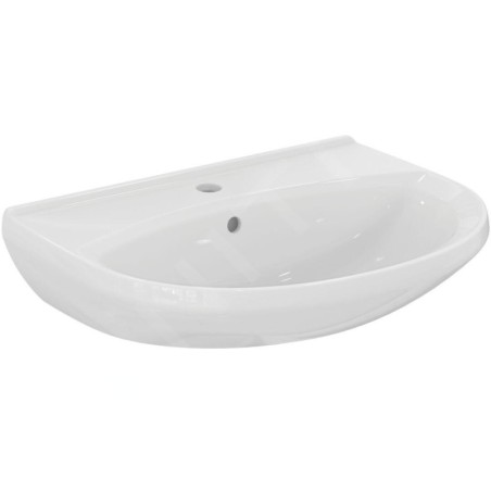 Ideal Standard Alpha - Lavabo, 60x46 cm, avec trop-plein, trou pour robinet, blanc R027401