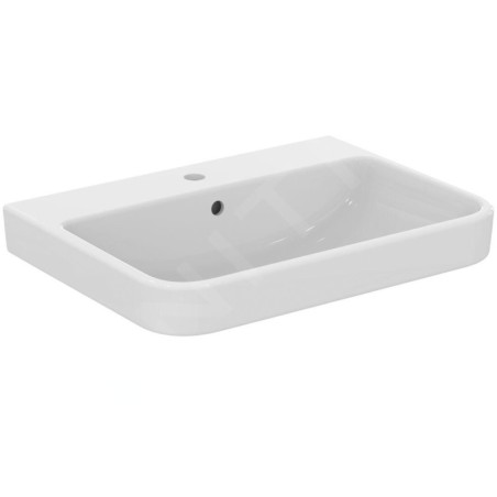 Ideal Standard i.Life B - Lavabo 65x48 cm, avec trop-plein, trou pour robinetterie, blanc T460601
