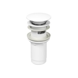 Ravak Garnitures de vidage - Prise verrouillable, ClickClack, blanc mat X01836