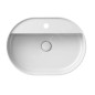 Ravak Ceramic - Vasque à poser sur plan, 55x40 mm, avec trop-plein, un trou pour robinetterie, blanc XJX01155003 Ravak Ceramic - Vasque à poser sur plan, 55x40 mm, avec trop-plein, un trou pour robinetterie, blanc XJX01155003