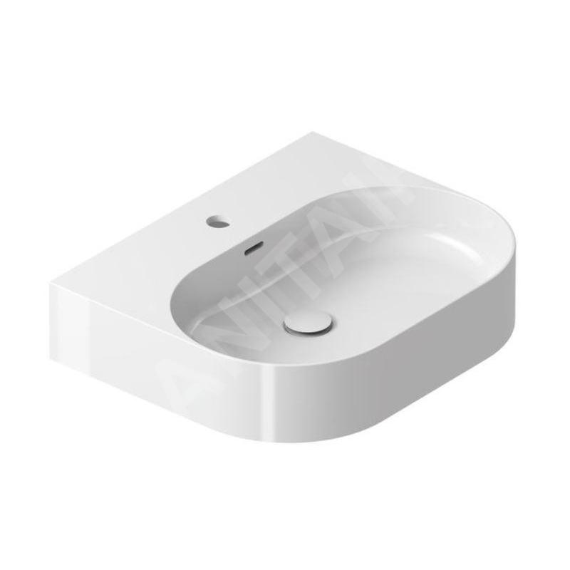 Ravak Ceramic - Vasque, 55x45 mm, avec trop-plein, un trou pour robinetterie, blanc XJX01155004 Ravak Ceramic - Vasque, 55x45 mm, avec trop-plein, un trou pour robinetterie, blanc XJX01155004