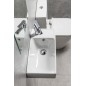Sapho Nuali - Lavabo 50x25 cm, avec trop-plein, trou pour robinet, droite, blanc TU0122