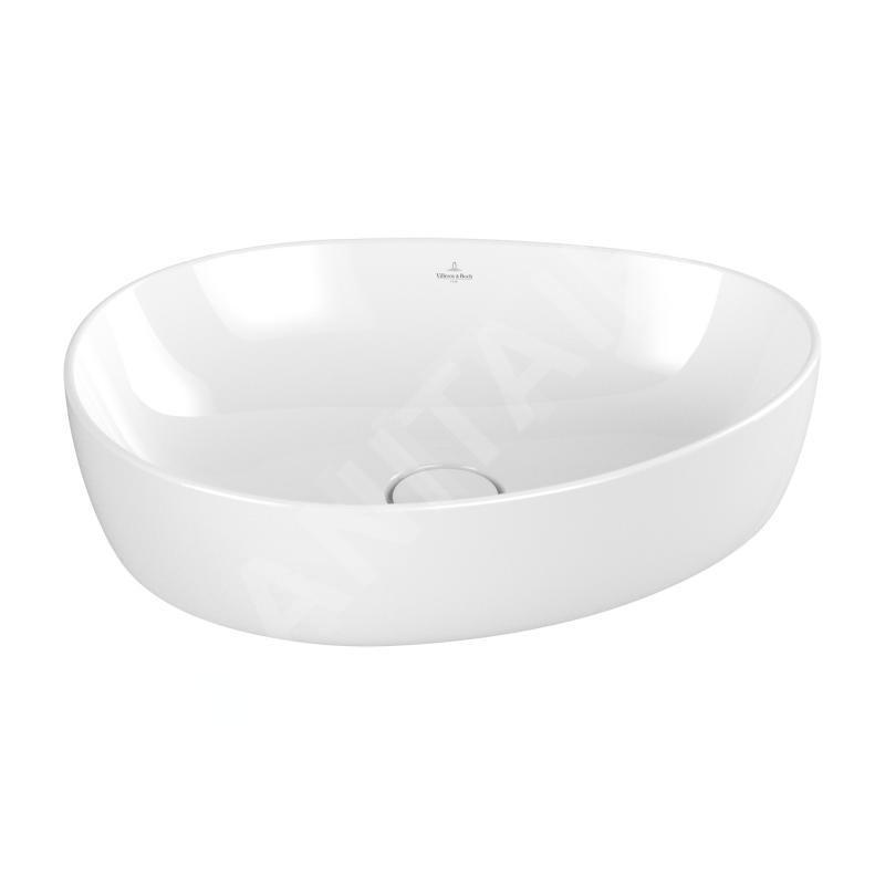 Villeroy & Boch Antao - Vasque à poser, 40x51 cm, CeramicPlus, blanc alpin 4A7351R1