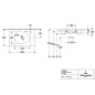 Villeroy & Boch Antao - Meuble lavabo 80x50 cm, sans trop-plein, trou de robinetterie, CeramicPlus, blanc alpin 4A7581R1 Villeroy & Boch Antao - Meuble lavabo 80x50 cm, sans trop-plein, trou de robinetterie, CeramicPlus, blanc alpin 4A7581R1