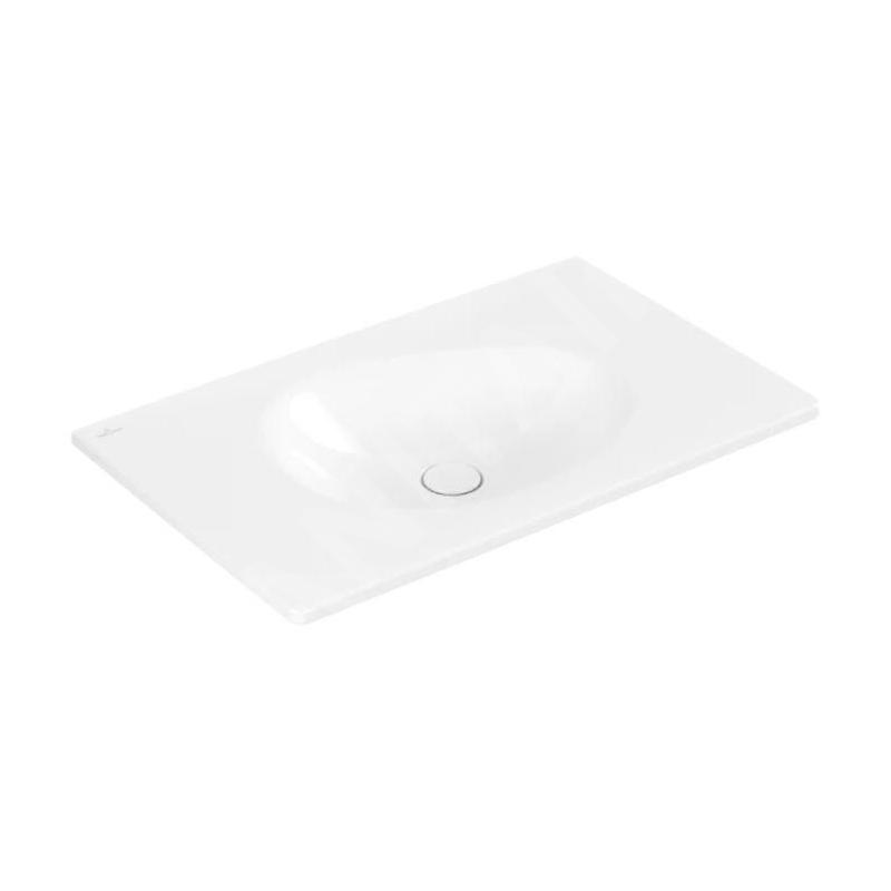Villeroy & Boch Antao - Meuble lavabo 80x50 cm, sans trop-plein, sans trou de robinetterie, CeramicPlus, blanc alpin 4A7583R1 Villeroy & Boch Antao - Meuble lavabo 80x50 cm, sans trop-plein, sans trou de robinetterie, CeramicPlus, blanc alpin 4A7583R1
