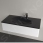 Villeroy & Boch Antao - Meuble lavabo 100x50 cm, sans trop-plein, trou de robinetterie, CeramicPlus, Pure Black 4A76A2R7 Villeroy & Boch Antao - Meuble lavabo 100x50 cm, sans trop-plein, trou de robinetterie, CeramicPlus, Pure Black 4A76A2R7