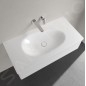 Villeroy & Boch Antao - Meuble lavabo 100x50 cm, sans trop-plein, sans trou de robinetterie, CeramicPlus, blanc alpin 4A76A3R1