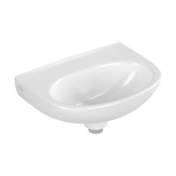 Villeroy & Boch O.novo - Lave-mains 36x28 mm, sans trop-plein, sans trou de robinetterie, blanc alpin 43403701