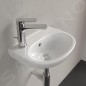 Villeroy & Boch O.novo - Lave-mains 36x28 mm, avec trop-plein, avec trou de robinetterie, CeramicPlus, blanc alpin 43403LR1