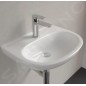 Villeroy & Boch O.novo - Lave-mains 50x38 mm, sans trop-plein, avec trou de robinetterie, blanc alpin 43405101