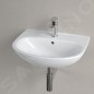 Villeroy & Boch O.novo - Lavabo 55x44 cm, avec trop-plein, trou pour robinetterie, blanc alpin 4A405501 Villeroy & Boch O.novo - Lavabo 55x44 cm, avec trop-plein, trou pour robinetterie, blanc alpin 4A405501