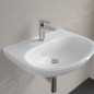Villeroy & Boch O.novo - Lavabo 60x46 cm, sans trop-plein, trou de robinetterie, blanc alpin 4A406101