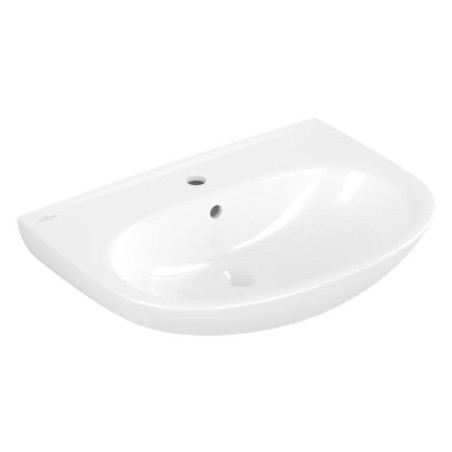 Villeroy & Boch O.novo - Lavabo 65x48 cm, avec trop-plein, trou pour robinetterie, blanc alpin 4A406501