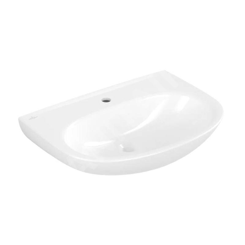 Villeroy & Boch O.novo - Lavabo 65x48 cm, sans trop-plein, trou de robinetterie, blanc alpin 4A406601 Villeroy & Boch O.novo - Lavabo 65x48 cm, sans trop-plein, trou de robinetterie, blanc alpin 4A406601