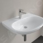 Villeroy & Boch O.novo - Lavabo 65x48 cm, sans trop-plein, trou de robinetterie, blanc alpin 4A406601 Villeroy & Boch O.novo - Lavabo 65x48 cm, sans trop-plein, trou de robinetterie, blanc alpin 4A406601