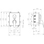 Novaservis Metalia 56 - Robinetterie à encastrer pour 2 sorties avec corps, chrome BOX56052R,0 Novaservis Metalia 56 - Robinetterie à encastrer pour 2 sorties avec corps, chrome BOX56052R,0