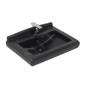Villeroy & Boch Hommage - Lavabo 750x580 mm, avec trop-plein, trou de robinetterie, CeramicPlus, Pure Black 710175R7 Villeroy & Boch Hommage - Lavabo 750x580 mm, avec trop-plein, trou de robinetterie, CeramicPlus, Pure Black 710175R7