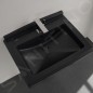 Villeroy & Boch Hommage - Lavabo 750x580 mm, avec trop-plein, trou de robinetterie, CeramicPlus, Pure Black 710175R7 Villeroy & Boch Hommage - Lavabo 750x580 mm, avec trop-plein, trou de robinetterie, CeramicPlus, Pure Black 710175R7