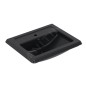 Villeroy & Boch Hommage - Lavabo 630x525 mm, avec trop-plein, trou de robinetterie, CeramicPlus, Pure Black 710263R7 Villeroy & Boch Hommage - Lavabo 630x525 mm, avec trop-plein, trou de robinetterie, CeramicPlus, Pure Black 710263R7