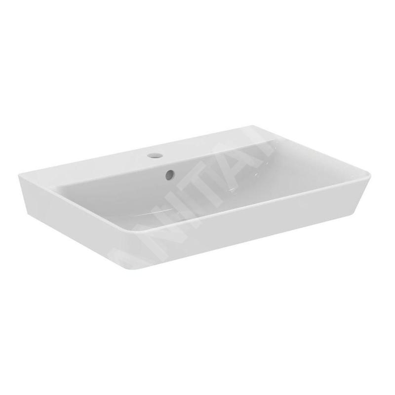 Ideal Standard Connect Air - Lavabo 65x46 cm, avec trop-plein, trou pour robinetterie, blanc E074101 Ideal Standard Connect Air - Lavabo 65x46 cm, avec trop-plein, trou pour robinetterie, blanc E074101