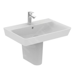 Ideal Standard Connect Air - Lavabo 65x46 cm, avec trop-plein, trou pour robinetterie, Ideal Plus, blanc E0741MA