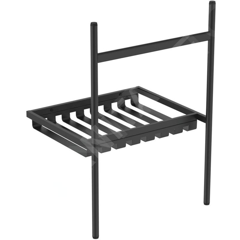 Ideal Standard Conca - Console métallique pour lavabo 60 cm, soie noire E2531XG Ideal Standard Conca - Console métallique pour lavabo 60 cm, soie noire E2531XG