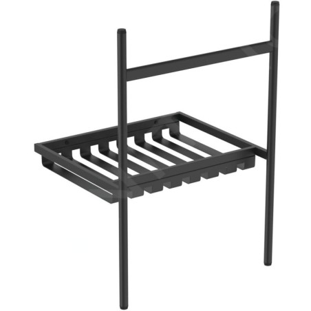 Ideal Standard Conca - Console métallique pour lavabo 60 cm, soie noire E2531XG