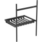 Ideal Standard Conca - Console métallique pour lavabo 60 cm, soie noire E2531XG Ideal Standard Conca - Console métallique pour lavabo 60 cm, soie noire E2531XG