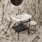 Ideal Standard Conca - Console métallique pour lavabo 60 cm, soie noire E2531XG Ideal Standard Conca - Console métallique pour lavabo 60 cm, soie noire E2531XG