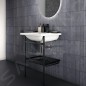Ideal Standard Conca - Console métallique pour lavabo 60 cm, soie noire E2531XG Ideal Standard Conca - Console métallique pour lavabo 60 cm, soie noire E2531XG