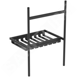 Ideal Standard Conca - Console métallique pour lavabo 60 cm, soie noire E2532XG