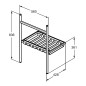 Ideal Standard Conca - Console métallique pour lavabo 60 cm, soie noire E2532XG Ideal Standard Conca - Console métallique pour lavabo 60 cm, soie noire E2532XG
