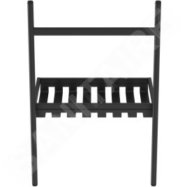 Ideal Standard Conca - Console métallique pour lavabo 60 cm, soie noire E2532XG