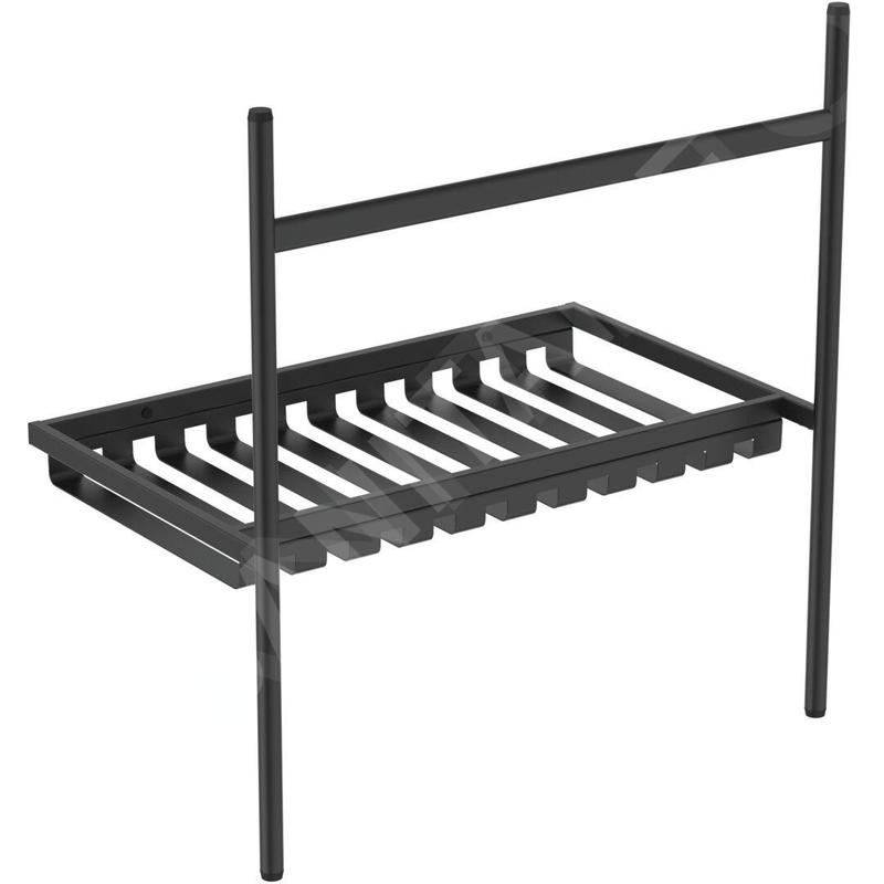 Ideal Standard Conca - Console métallique pour lavabo 80 cm, soie noire E2533XG Ideal Standard Conca - Console métallique pour lavabo 80 cm, soie noire E2533XG