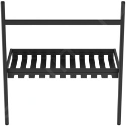 Ideal Standard Conca - Console métallique pour lavabo 80 cm, soie noire E2533XG