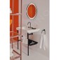 Ideal Standard Conca - Console métallique pour lavabo 80 cm, soie noire E2533XG Ideal Standard Conca - Console métallique pour lavabo 80 cm, soie noire E2533XG
