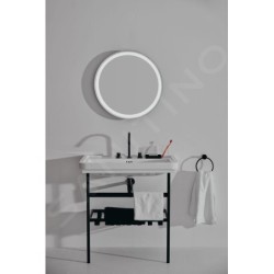 Ideal Standard Conca - Console métallique pour lavabo 80 cm, soie noire E2533XG